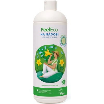 FeelEco čistiaci prostriedok na riad s voňou uhorky 1 l