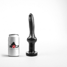 Wolf Herding Dog čierne análné dildo 23,5 x 2,8–6,1 cm