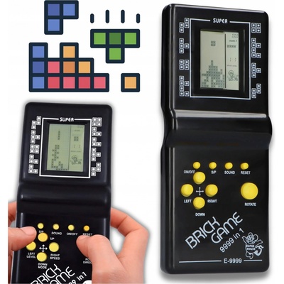 Tetris Elektronická hra Retro kapesní konzole pro dospělé děti – Zboží Živě