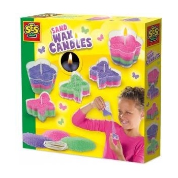 SES Creative Sand wax candles