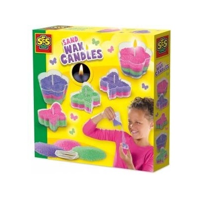 SES Creative Sand wax candles