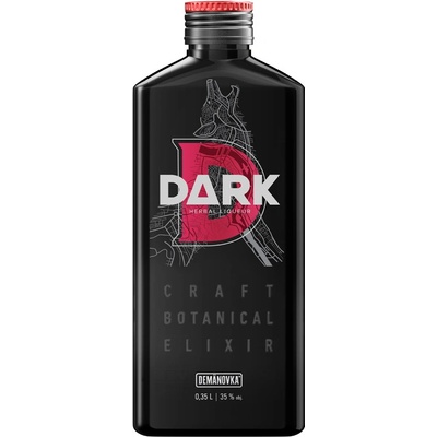 DARK bylinný likér 35% 0,35 l (čistá fľaša)