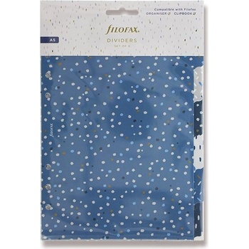 Filofax Indigo Rozřazovač 6 záložek náplň A5 diářů