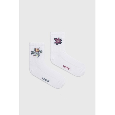 Levi's Чорапи Levi's (2 броя) в бяло (37157.1085)