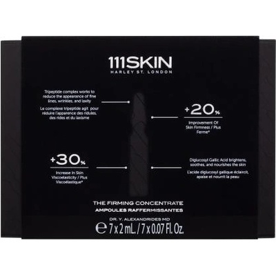 111SKIN Black Diamond The Firming Concentrate zpevňující pleťová kúra 7x2 ml