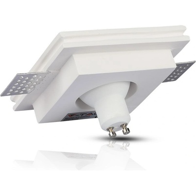 V-TAC gu10 Гипсова Отливка Квадрат Издадена Хромирано Дъно - 3149 (3149)