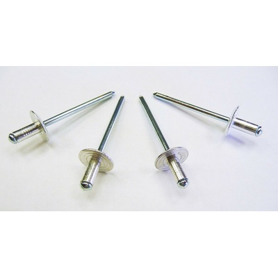 Trhací nýt 5,0 x 20 mm s větší plochou hlavou - hliník/ocel (balení 50ks) BL-01030005020-50ks