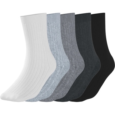 Esmara dámské ponožky s BIO bavlnou 5 párů bílá/šedá/černá – Zboží Dáma Esmara dámské ponožky s BIO bavlnou 5 párů bílá/šedá/černá – Zboží Dáma