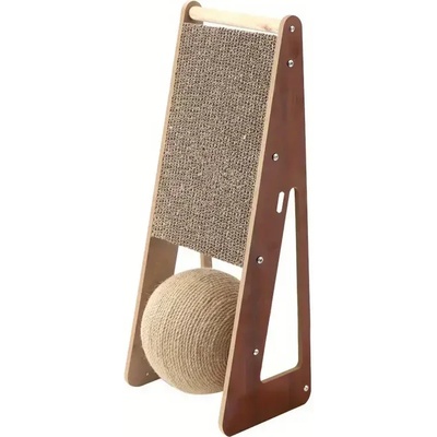 Драскало за котка с топка