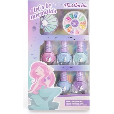 Aquarius Cosmetic Комплект лакове за нокти, Martinelia, Русалки, 5 броя (MA12222)