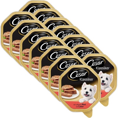 Cesar Adult Dog Klassik hovädzie a pečeň 14 x 150 g