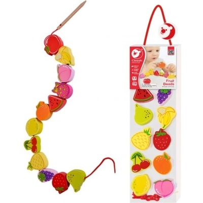 Classic World Дървени Мъниста за нанизване - Плодчета