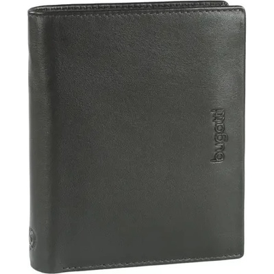 Bugatti Кожен портфейл Bugatti Vertice 12CC, чeрен (49 3185 01)