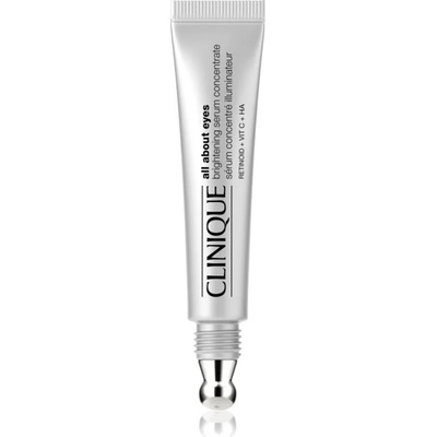 Clinique All About Eyes Brightening Serum Concentrate озаряващ серум за околоочната зона 10ml