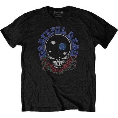 Grateful Dead Space Your Face & Logo Black L Риза (GRATETS04MB03)
