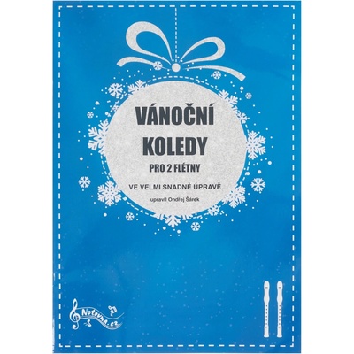 KN Vánoční koledy pro 2 flétny ve velmi snadné úpravě