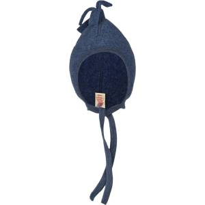 Engel Зимна шапка (beanie) Engel Baby Hat, Wool Fleece Beanie - Blau Melange - размер 86/92 (EU) (204-4079-0112)