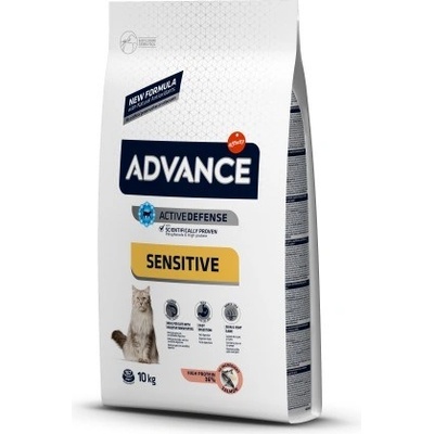 Advance Cat Adult Sensitive Salmon суха храна за котки - 10кг