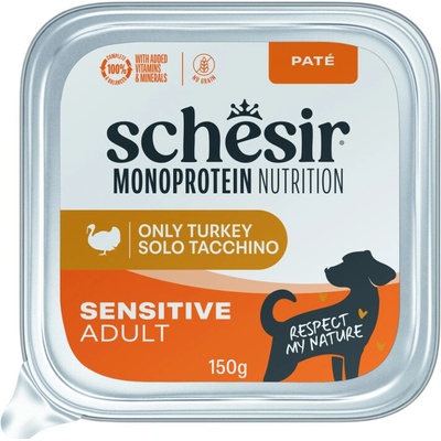 Schesir Dog Monoprotein Krůtí paté 150g