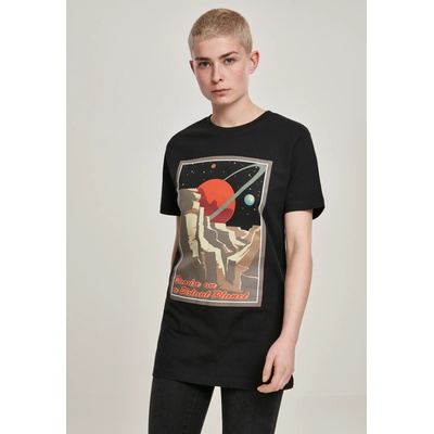 Mister Tee Дамска тениска Mister Tee Distant Planet в черен цвятUB-MT1030-00007 - Черен, размер XS