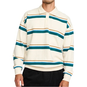 Revolution Мъжки пуловер Revolution Loose Polo Sweatshirt Jumper - Petrol (017-4446-0211)