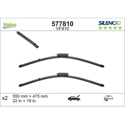 Valeo 550+475 mm VA 577810