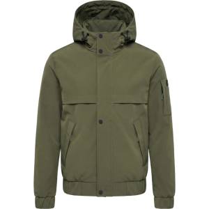 Ombre Clothing Мъжко функционално яке с регулируема качулка - маслиненозелено V2 Ombre Clothing Ombre Clothing | Zelen | МЪЖЕ | S