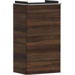 Hansgrohe Xelu Q - Шкафче за умивалник, 63x34x27 см, 1 врата, панти отдясно, тъмен орех/хром 54018000 (54018000)