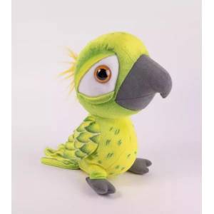 QX Плюшена фигурка зелено папагалче - 23 см (841006)
