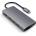 Satechi USB-C Aluminum Multiport 4K Adapter v2 - мултифункционален хъб за свързване на допълнителна периферия за компютри с USB-C (тъмносив)