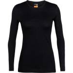 Icebreaker Дамско мериносово термобельо Icebreaker Women's 200 Oasis L/S Crewe Merino base layer - Black (115-0922-0114)