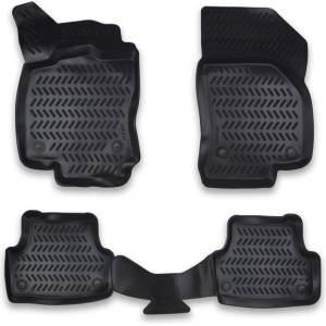  Комплект 4бр. 3D Гумени стелки за купе от TPE гума X-Series за VOLKSWAGEN VW TIGUAN 2 2016-2023г