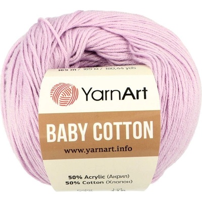 YarnArt Baby Cotton 416 svetlá fialová