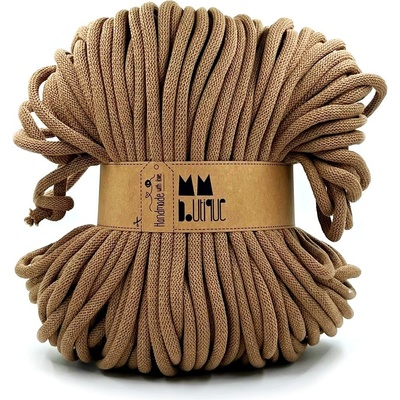 MMboutique bavlněná šňůra 9mm Caramel