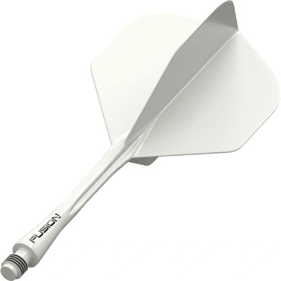 Integrované letky a násadky Winmau Fusion biele, No2 letky a dlhé násadky