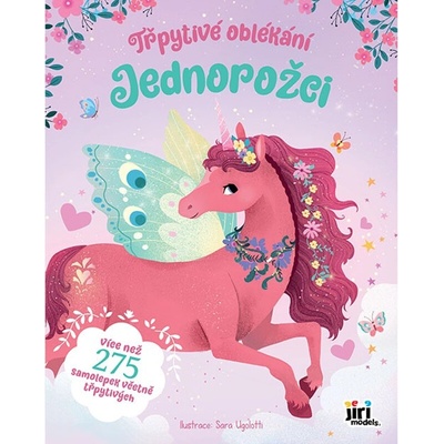 Samolepková knížka Třpytivé oblékání Jednorožci