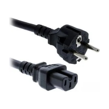 Cisco Захранващ кабел CISCO Europe AC Type A Power Cable, Schuko CEE 7/7 to IEC-60320-C15, 2.44 м, Черен, CAB-TA-EU=
