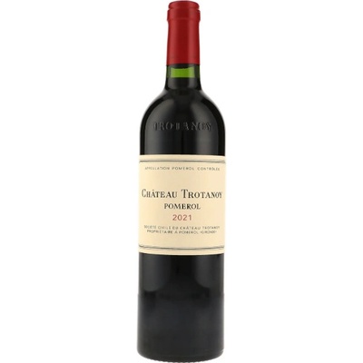 Château Trotanoy Merlot suché červené 2021 14% 0,75 l (čistá fľaša)