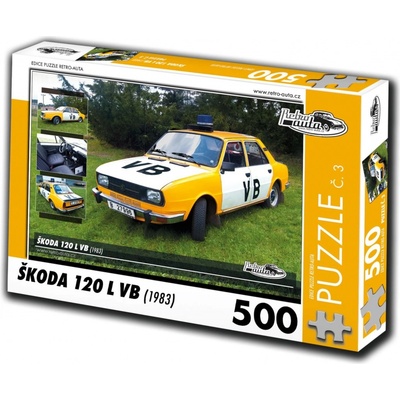 Retro-auta č. 3 Škoda 120 L VB 1983 500 dielov