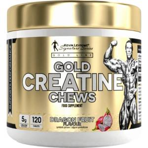 Kevin Levrone Signature Series Gold Creatine Chews | Creatine Monohydrate [120 Дъвчащи таблетки] Dragon Fruit