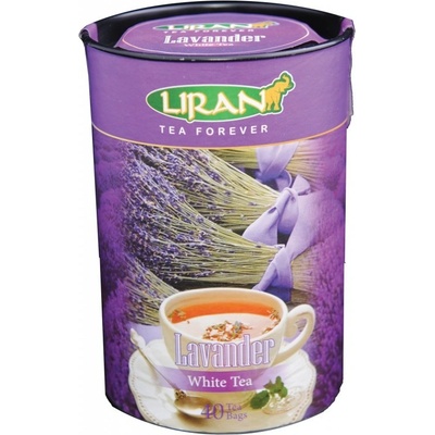 Liran čaj biely s Levandulou porcovaný 40 x 1,5 g