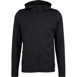 Heber Peak Мъжко вълнено яке Heber Peak Merino210 EvergreenHe. Zip Hoody Zip-up hoodie - Black (005-6744-0213)