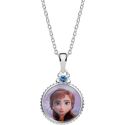 Disney Detský náhrdelník Frozen Anna strieborný CS00020SRJL-P.CS