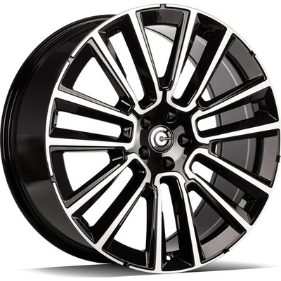CARBONADO Knockout 8x19 5x108 ET42 black Polished