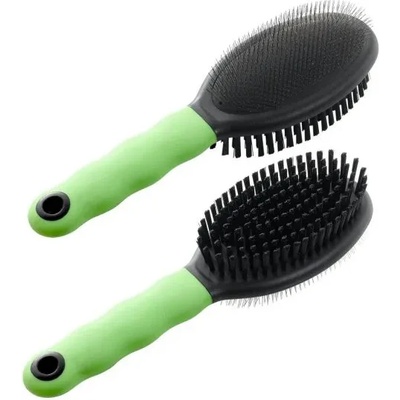 Ferplast - Cat carder and brush - Двустранна четка за финно разресване за котки 23 / 6, 7 / 5, 2 см