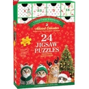 EUROGRAPHICS Puzzle Adventní kalendář: Vánoční vousky 24x50 dílků
