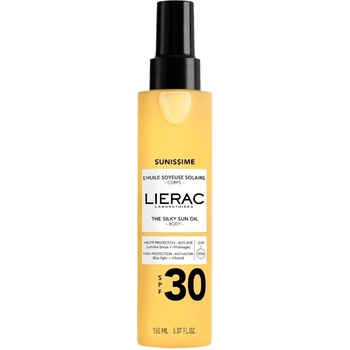 LIERAC Sunissime Копринено слънцезащитно олио за тяло, SPF30, 150 ml