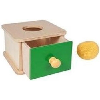Montessori I060-1 Box na vkládání pleteného míčku