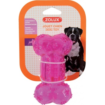 Zolux kosť Bone pop 12 cm ružová