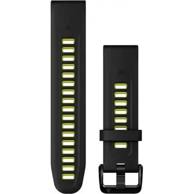 Garmin QuickFit® 20 Black/Electric Lime силоконова каишка 010-13279-03 (010-13279-03)